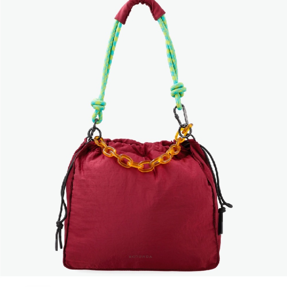 Stylish Red Nylon Bag from Rotunda